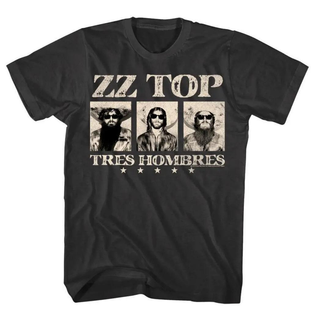 ZZTOP 1999 Винтажная модель гаечного ключа Винтажные Блюз-рокеры Тяжелый хлопок Мужская футболка Парный наряд Уличная короткая рукав Женский топ