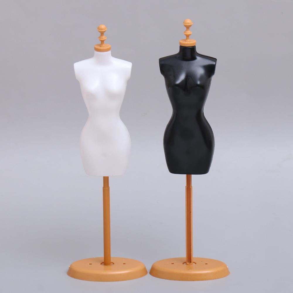 Clothes Hanger Mini House Doll Dress Support Display Holder Hangers Mannequin Model Stand