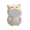 Animal Detachable Doll Hat Cartoon Loopy Plush Toy Pink Little Beaver Headgear  for 10cm Dolls