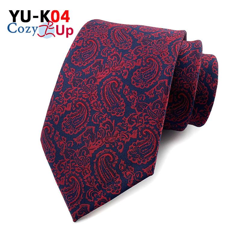 3.15" Fashion Striped PaisleyTies Men Necktie for Wedding