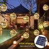 Solar Powered Outdoor Pendant Light with Multi-color LEDs for Garden, Patio, Christmas, Wedding, Home, Party Decorations