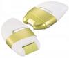 Electric Nail Care X Exfoliating Care Yi-style Sharpener/Nail [Green White] "Leaf" Ds-1651428