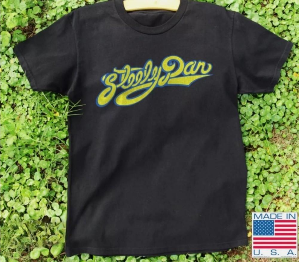Steely Dan Logo Band Black Unisex T-shirt S-5XL, Graphic Tee Unisex T-Shirt