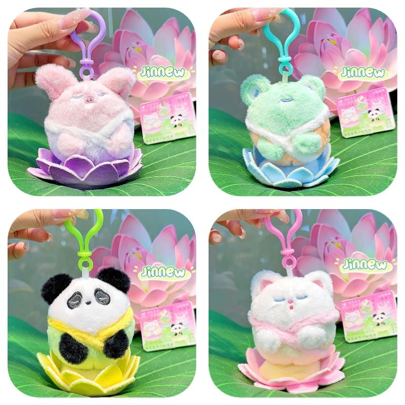 Jinnew Плюшевый Будда Лотос Животное Брелок Подвеска Милый Подарок