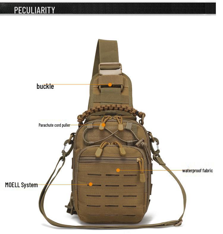 Спортивная тактическая сумка через плечо с камуфляжным принтом