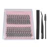 144 Clusters Slant Lash Extensions Kit 10 To 16mm Individual Lash Extensions Kit with 8ml Lash Bond