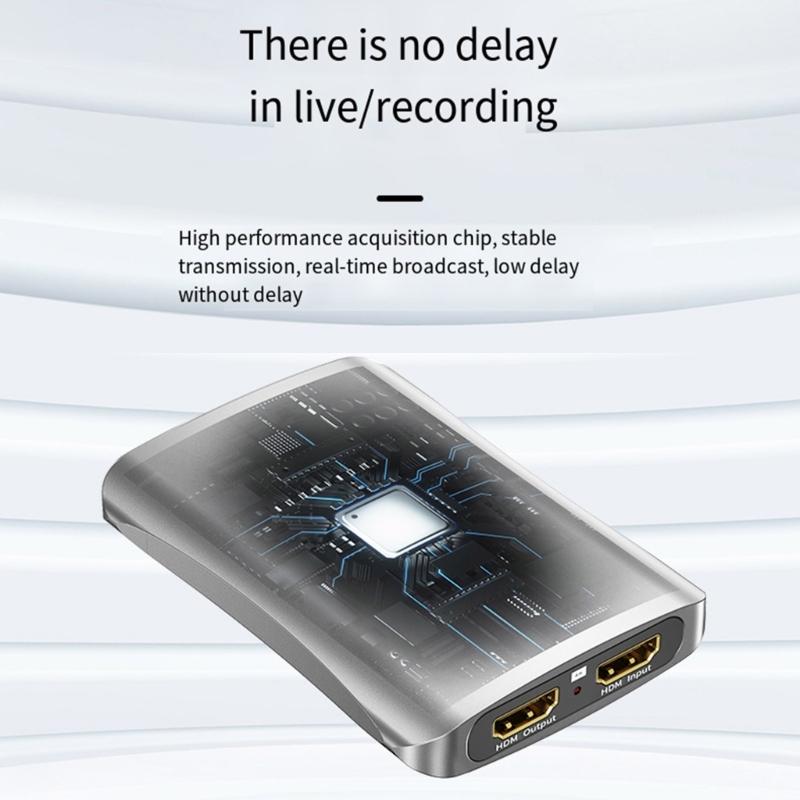 Video Capture Card e To Type-C Streaming for Game Switches e Input and Output Capture Card