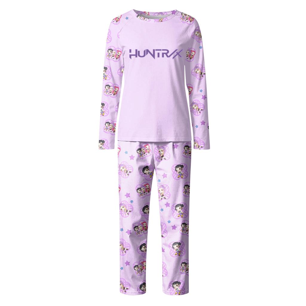 Мультяшный принт с буквами, семейный комплект с длинным рукавом, костюм родитель-ребенок, домашний костюм, осень