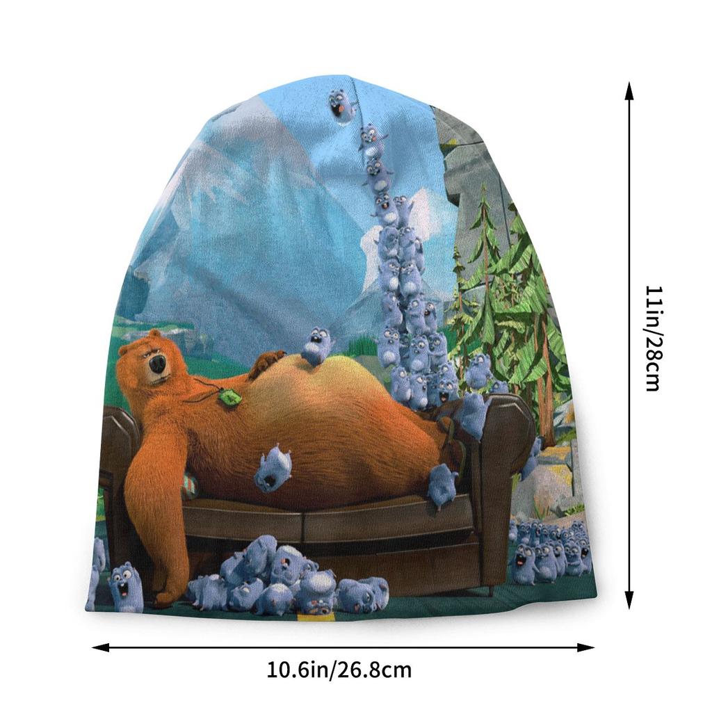 Кепка «Гриззи и лемминги» с изображением лося, крутая унисекс, уличная шапка с черепами, весенняя теплая шапка двойного назначения, вязаные шапки