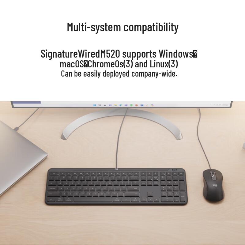 Logitech Проводная бесшумная офисная мышь M520