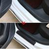 4Pcs 4D Carbon Fiber Авто Наклейки на пороги автомобиля против царапин Защитная крышка