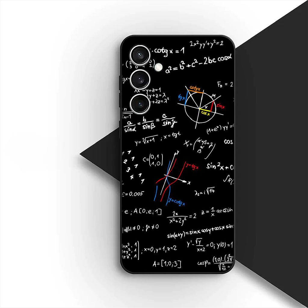 Химико-математическое уравнение Формула Чехол для телефона для Samsung Galaxy S20 S22 S21 FE Ultra Plus A07 A17 A15 A16 A25 A57 A37