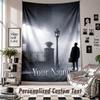 Custom Tapestry Wall Hanging, The Exorcist Regan Personalized Name Text Home Wall Decor