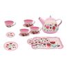 Tableware Simulation Tea Set Metal Material Afternoon Tea Pretend Play Teapot Kitchen Toy  Kids Toy