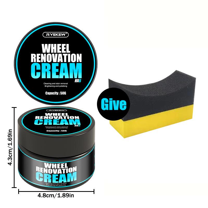 Уход за шинами: Полировальный и защитный крем для чернения, осветления и водоотталкивающего покрытия