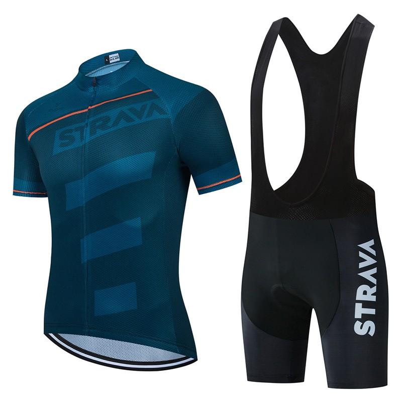 Men Women Cycling Jersey Set Short Sleeve Breathable Mountain Bike Apparel Riding Kit