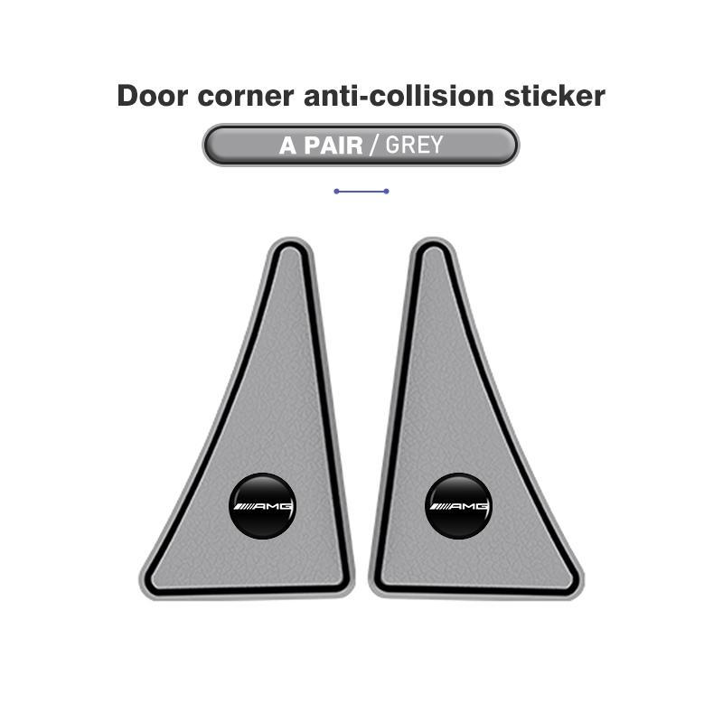2pcs Car Door Corner Anti Collision Protector Bumper Sticker For Mercedes Benz AMG A B C E S G Class A180 CLK CLA GLE GLC W212