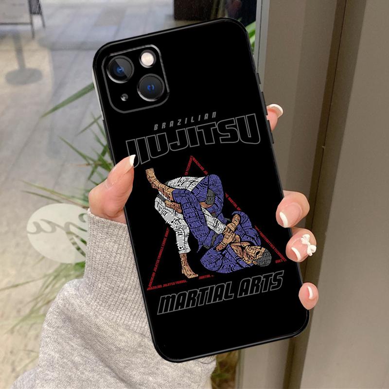 Чехол для iPhone 17 Pro Max 16 15 13 12 11 14 Pro Max Plus 13 12 Mini 16e 17 Air Задняя крышка для дзюдо джиу-джитсу бразильского BJJ