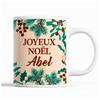 Mug - Noël Abel - Beige - 325 Ml - Dishwasher and Microwave Safe
