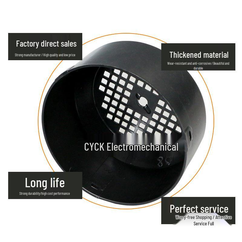 Y2 Plastic Fan Cover: Single-Phase Motor Protection for Water Pump, Thickened Design (63/71/132)