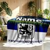 Custom Name Personalized 1860 Munchen football club Print Blanket, Home Decor, Bedroom, Sofa, Camping, Couch, Gifts for Birthday ChristmasEnthusiasts