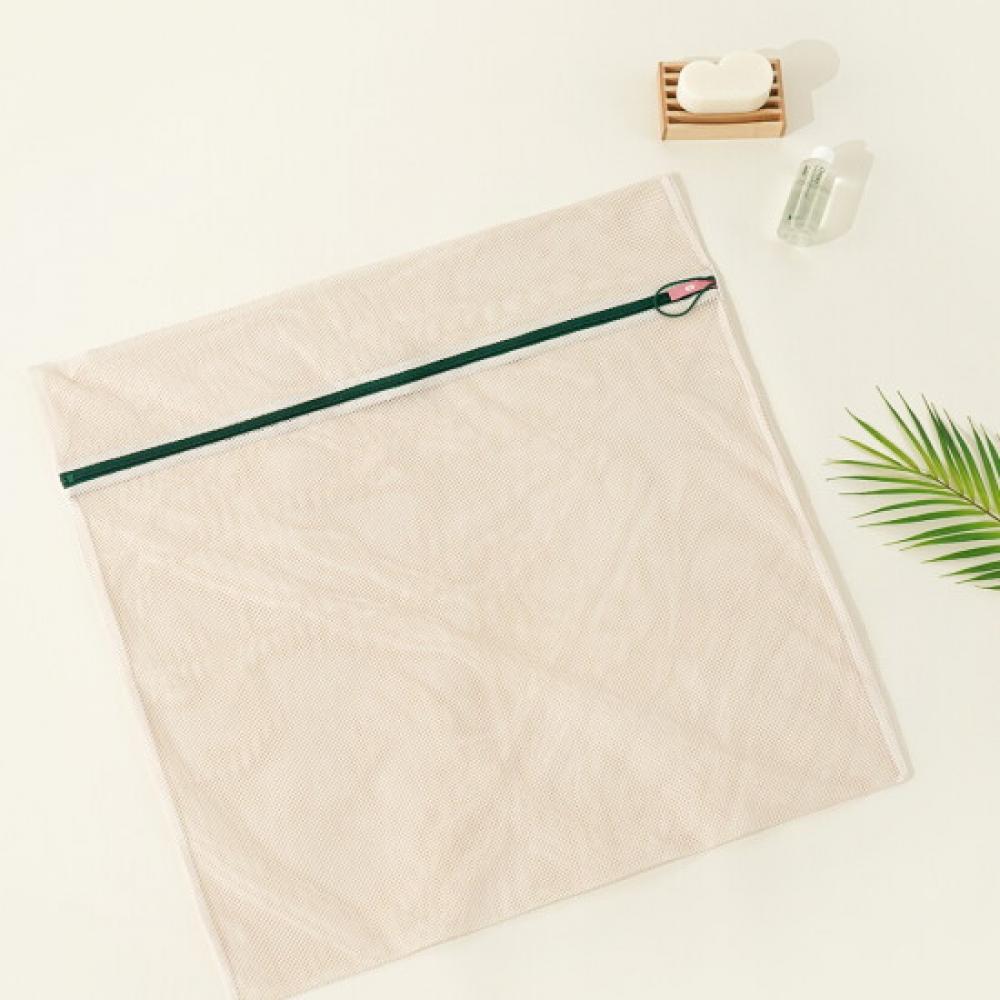 Bamboo Bebe Non Fluorescent Laundry Net Pure Beige Square Large