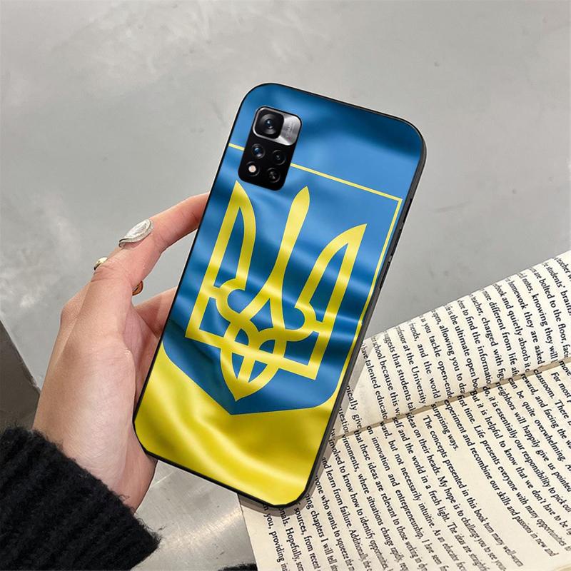 Phone Case For Xiaomi Redmi Note 11S 11 10 Pro 9Pro 8Pro Note9 9S 10S 9T Redmi 10 10C 9C 9A Ukraine Flag Case Funda Capa Cell