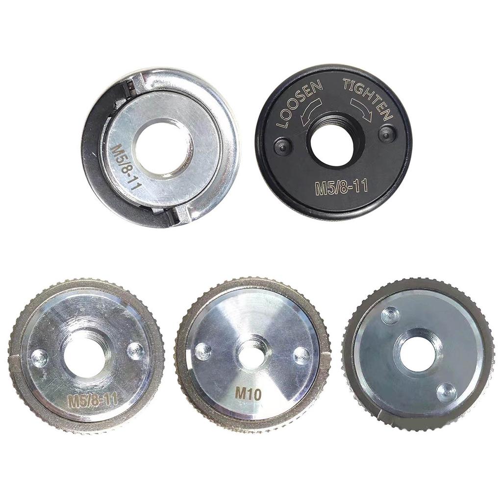 Фланцевая гайка для угловой шлифовальной машины M14, самоблокирующаяся быстросъемная нажимная пластина, шлифовальная деталь для режущих дисков, аксессуары