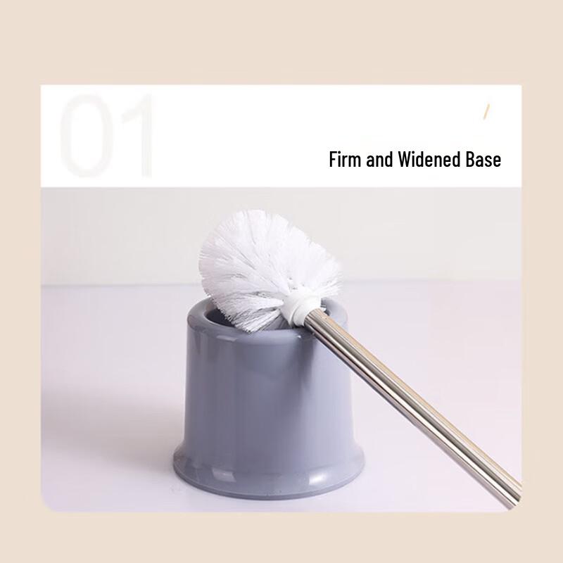 Long Handle Toilet Brush with Soft Bristles