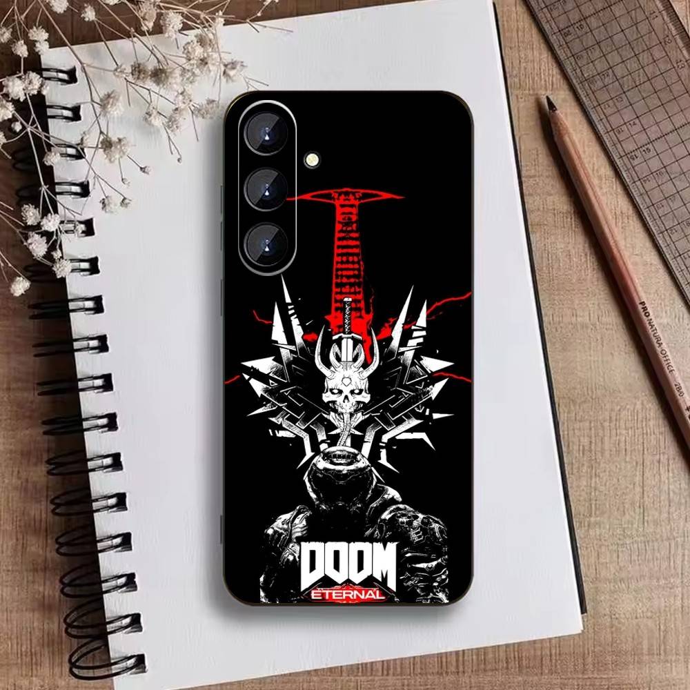Чехол для телефона G-Game D-doom Для Samsung Galaxy A73, A21s, A22, A31, A52, A53, A71, A41 Мягкий черный корпус