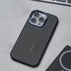 Роскошный чехол для телефона с текстурой углеродного волокна для IPhone 17 16 15 14 Pro Max, магнитная беспроводная зарядка, защитная крышка из сплава для объектива камеры