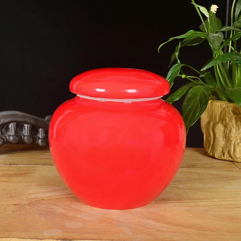 Герметичная сине-белая фарфоровая керамическая банка для меда с закручивающейся силиконовой крышкой