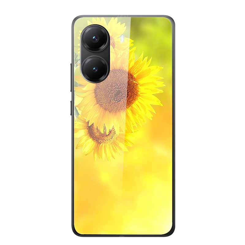Glass Case For Poco X7 Pro Case X7Pro Hard Tempered Glass Back Cover Soft Bumper For Xiaomi Poco X7 Pro Case PocoX7 Pro Fundas