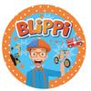 Blippi Birthday Party Supplies Paper Cups Plates Banner Straw Kids Balloon Decor