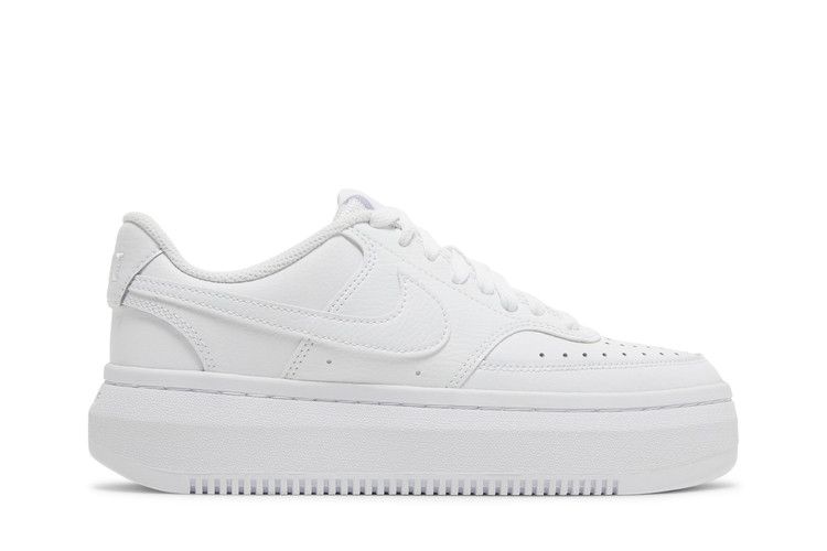 Women's Sneakers Nike Court Vision Alta Low Triple White (Women's) White/White/White