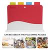 Non-Slip Cutting Board Set Hygienic Color Coded Board Set Chopping Board Set  Vegetable Prep