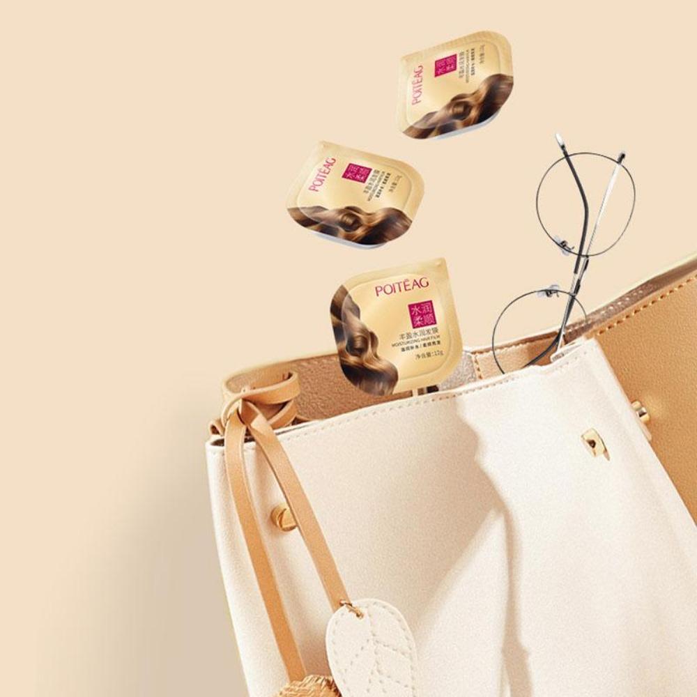 12 мл×6 шт. Женская разглаживающая и увлажняющая маска для волос, улучшает состояние грубых и сухих волос, питает волосы и предотвращает их выпадение