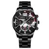 Geneva Calendar Men's Steel Band Watch - Fashionable Business Design