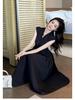 Элегантное французское летнее платье без рукавов - Платье-миди с закрученным узлом и сексуальным дизайном