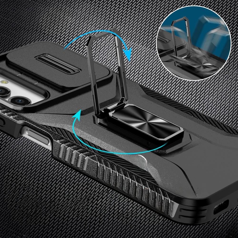 Case for Samsung Galaxy A05s, Slide Lens Lid, Black