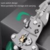 Electrician Wire Crimper Peeler Pliers Cables Stripping Multifunctional Press Plier Terminal Crimping Gross Side Cutting Tool