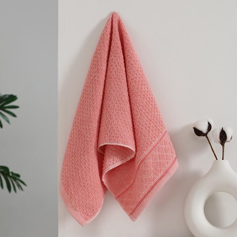 Мягкое, впитывающее полосатое полотенце для лица - хлопковая смесь для домашнего использования