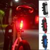 New Cycling 5 LED USB Rechargeable Bike Bicycle Tail Warning Light Rear  Night Riding Bicycle Safety