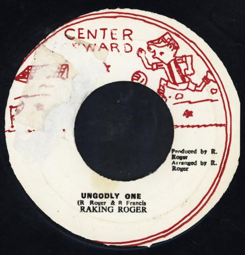 7-дюймовая пластинка RANKING ROGER Ungodly One NONE Center Forward Ямайка Регги Ска Даб Б/У