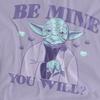 Star Wars Unisex Adult Be Mine You WIll? Yoda T-Shirt