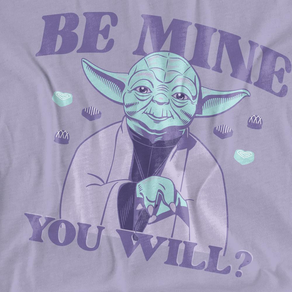 Star Wars Unisex Adult Be Mine You WIll? Yoda T-Shirt