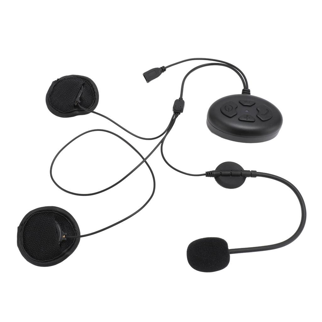Motorcycle Bluetooth Headset HiFi Stereo Sound Support GPS Navigation Hands Free Music Call