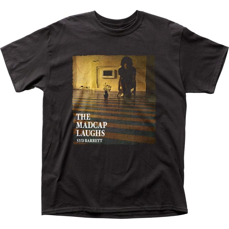 Syd Barrett Madcap Laughs Unisex T-Shirt Music Classic Concert Rock Band Tee Black Graphic Tee