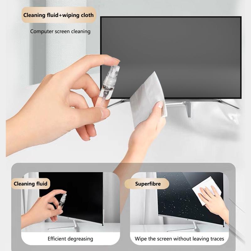 7 в 1 набор для чистки клавиатуры, многофункциональная электронная щетка для чистки, инструменты для ПК, монитора, телевизора, телефона