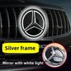 Car Front Grill Logo Light mirror face LED Badge Emblem Luminous Decorative Light For Mercedes Benz W213 E-Class accessories